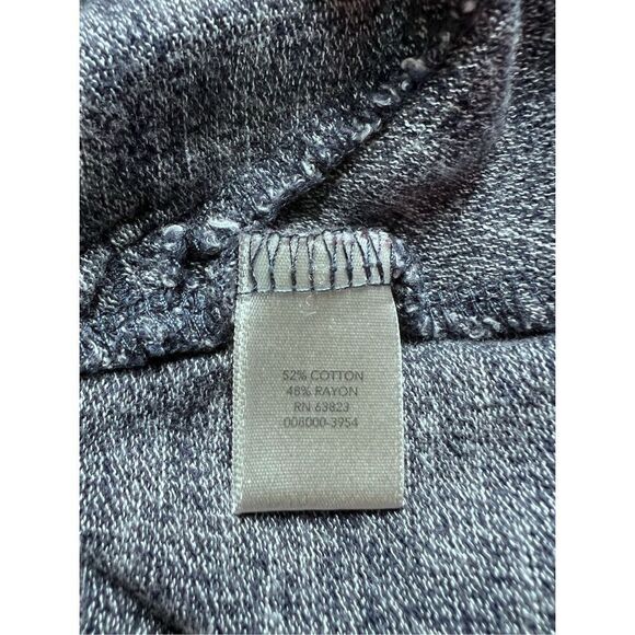 CJ Banks Knit Top Size 1X Heather Blue Pockets Long Sleeve Embroidered Tunic - Picture 12 of 13